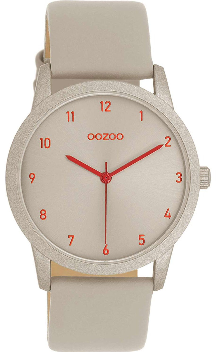 OOZOO C11170 38mm Timepieces Beige Leather Strap