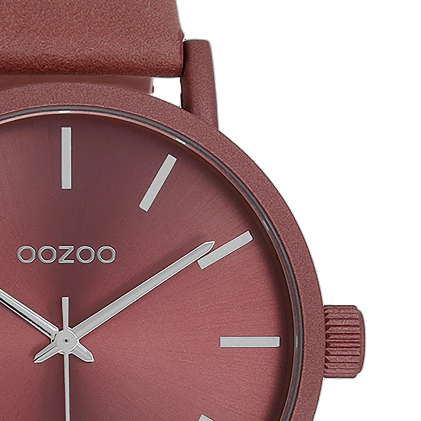 OOZOO C11195 42mm Timepieces Bordeaux Leather Strap