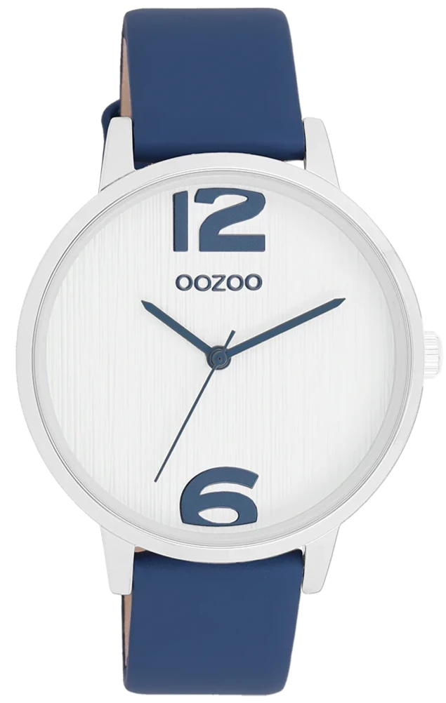 OOZOO C11238 38mm Timepieces Blue Leather Strap