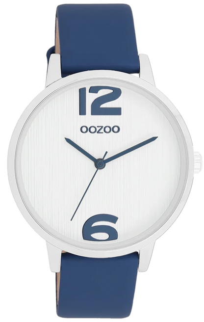 OOZOO C11238 38mm Timepieces Blue Leather Strap