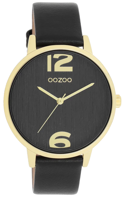 OOZOO C11239 38mm Timepieces Black Leather Strap