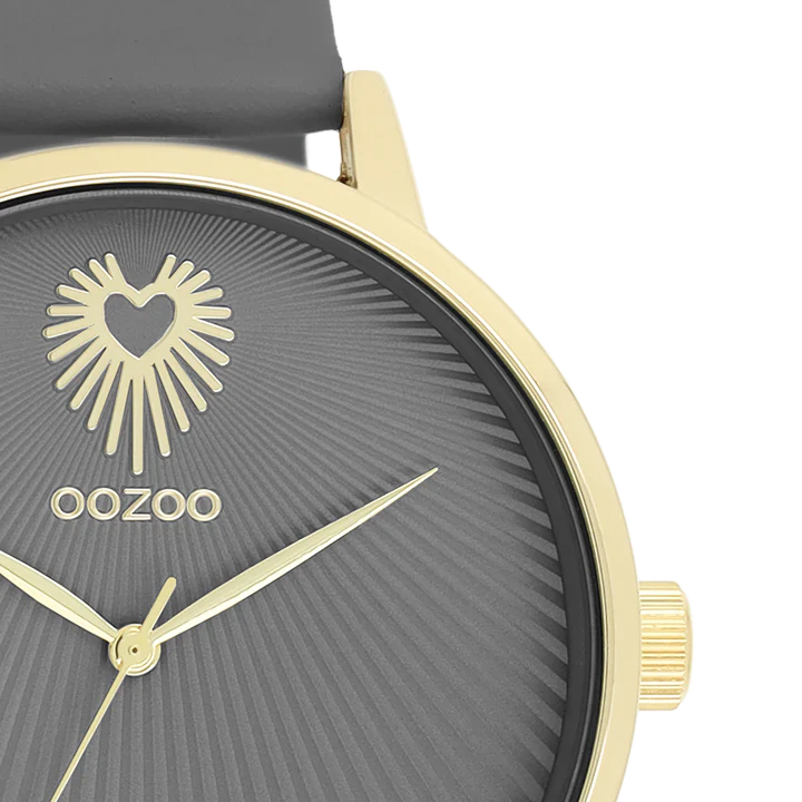 OOZOO C11033 42mm Timepieces Gray Leather Strap