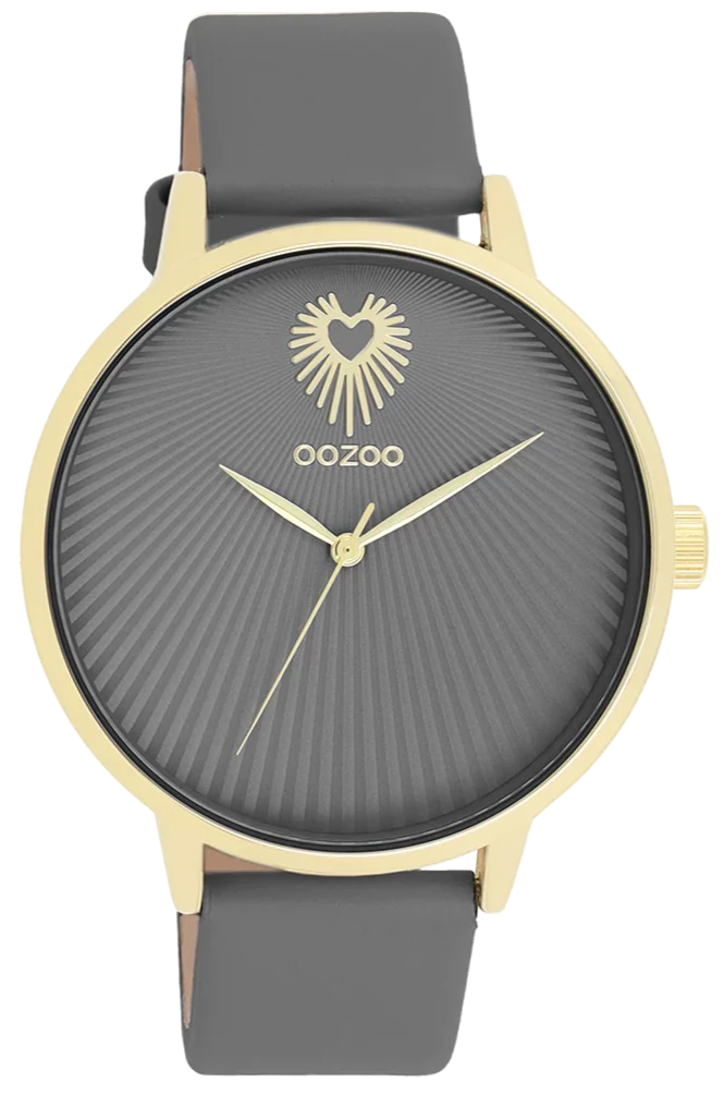 OOZOO C11033 42mm Timepieces Gray Leather Strap