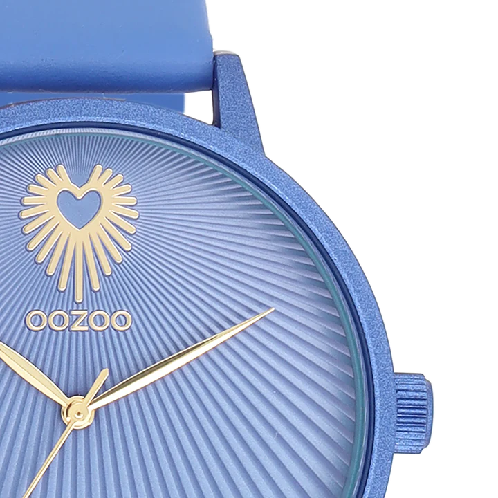 OOZOO C11246 42mm Timepieces Blue Leather Strap