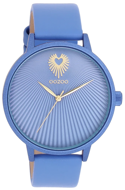 OOZOO C11246 42mm Timepieces Blue Leather Strap