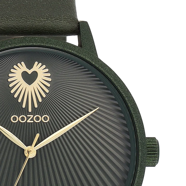 OOZOO C11033 42mm Timepieces Gray Leather Strap