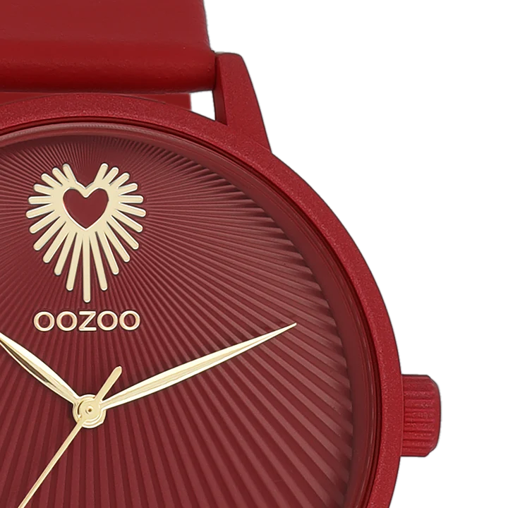 OOZOO C11033 42mm Timepieces Gray Leather Strap