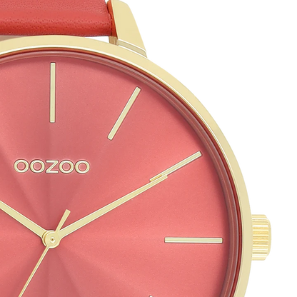 OOZOO C11033 42mm Timepieces Gray Leather Strap