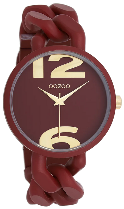 OOZOO C11267 40MM Timepieces Red Metallic Bracelet