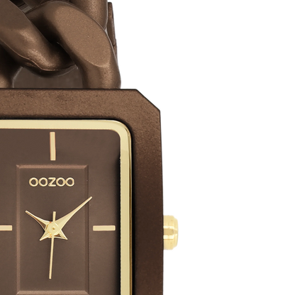 OOZOO C11276 31 x 24mm Timepieces Brown Metallic Bracelet