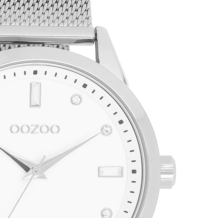 OOZOO C11280 40mm Timepieces Silver Metallic Bracelet