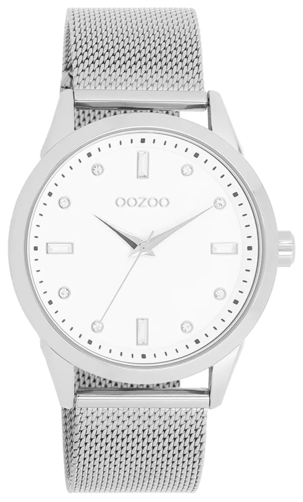 OOZOO C11280 40mm Timepieces Silver Metallic Bracelet