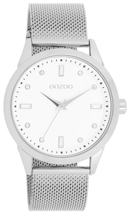 OOZOO C11280 40mm Timepieces Silver Metallic Bracelet