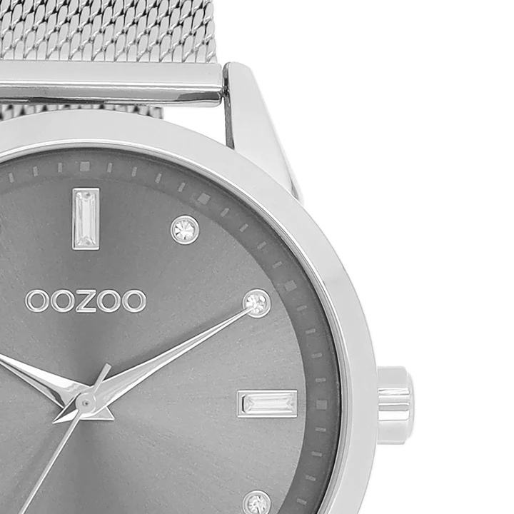 OOZOO C11281 40mm Timepieces Silver Metallic Bracelet