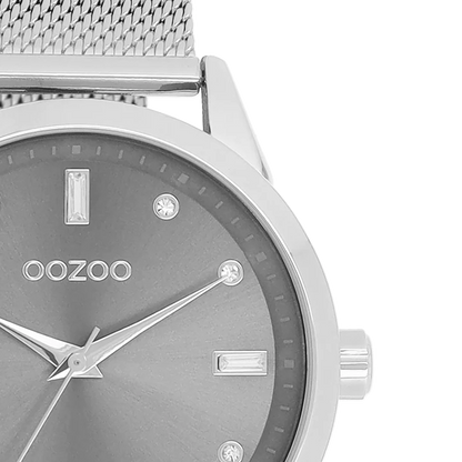 OOZOO C11033 42mm Timepieces Gray Leather Strap