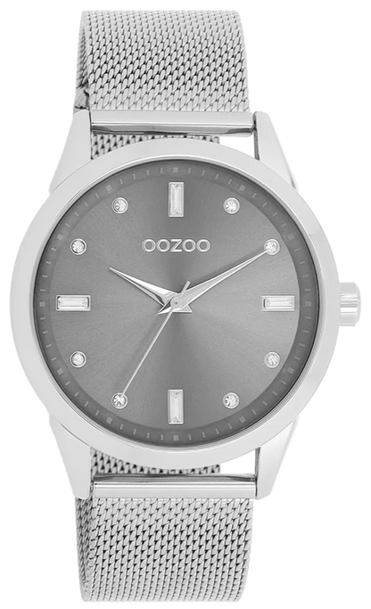 OOZOO C11033 42mm Timepieces Gray Leather Strap