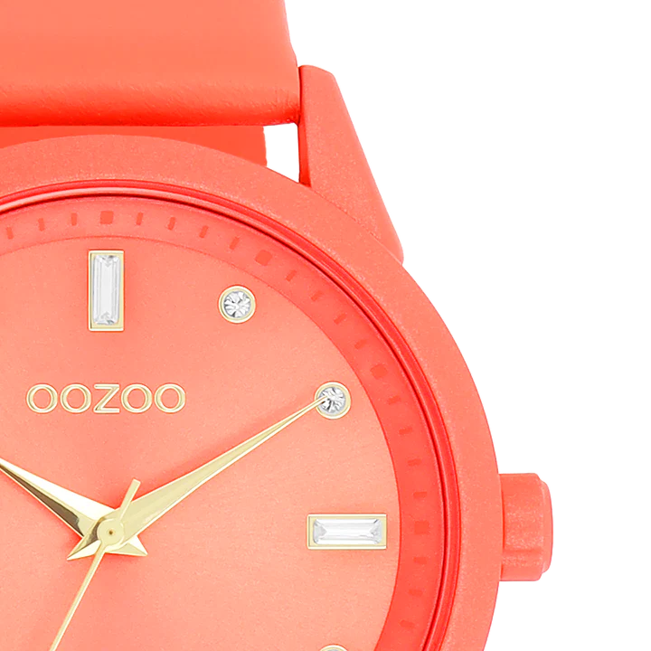 OOZOO C11285 40mm Timepieces Pink Leather Strap