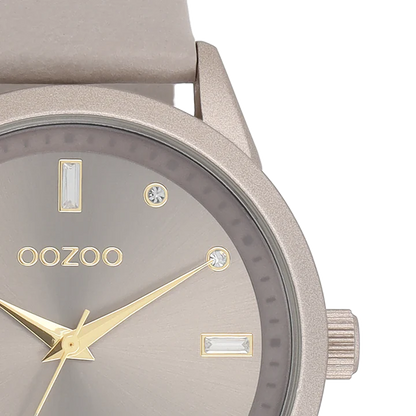 OOZOO C11033 42mm Timepieces Gray Leather Strap