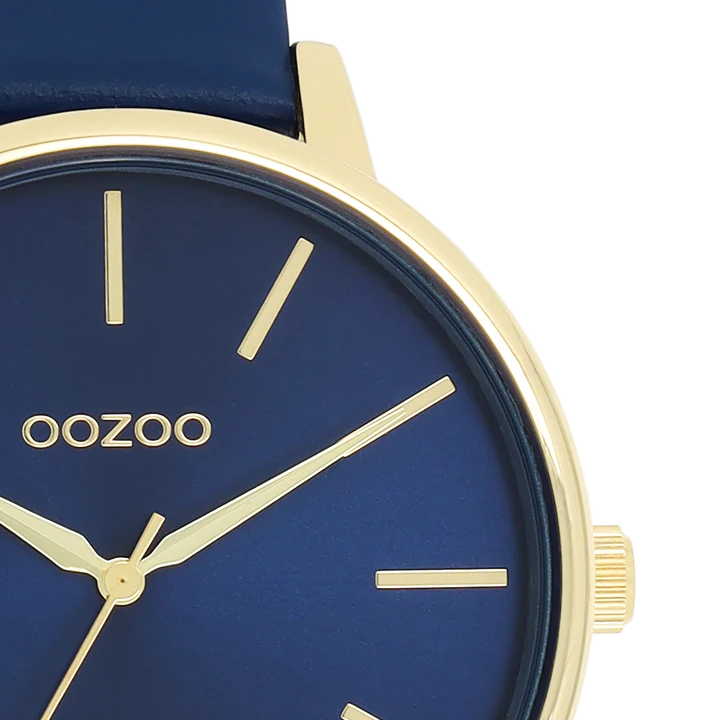 OOZOO C11292 42mm Timepieces Blue Leather Strap