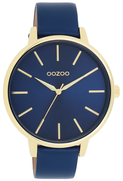 OOZOO C11292 42mm Timepieces Blue Leather Strap