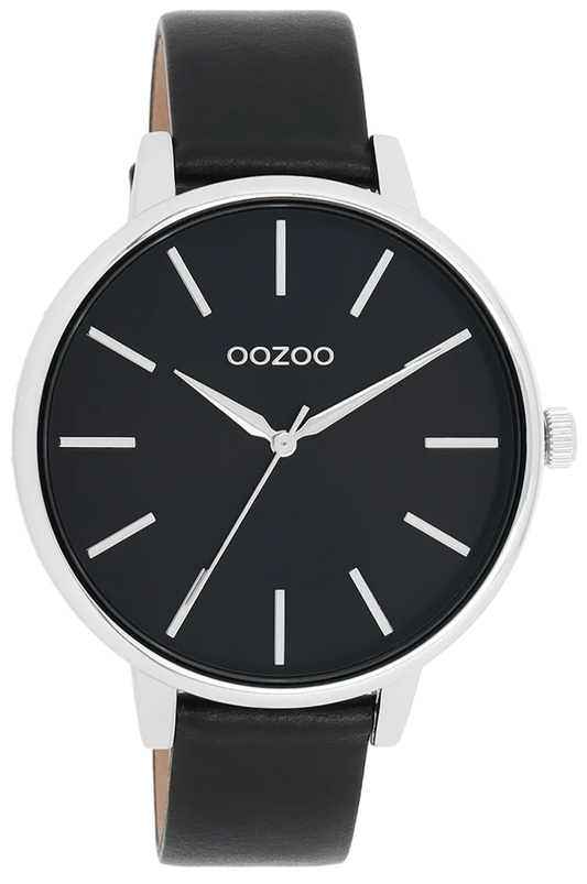 OOZOO C11293 42mm Timepieces Black Leather Strap