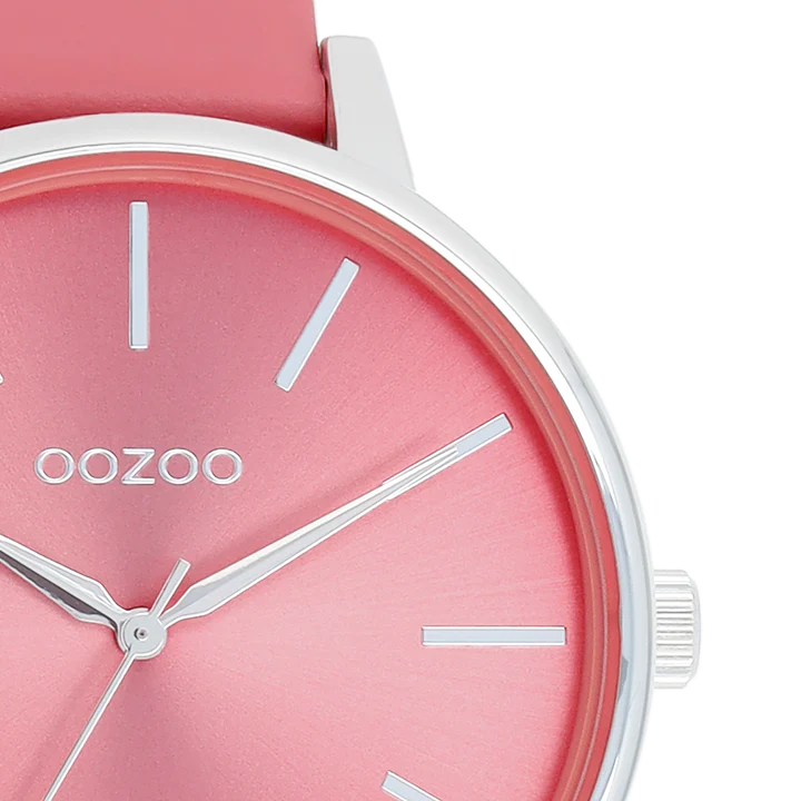 OOZOO C11295 42mm Timepieces Pink Leather Strap