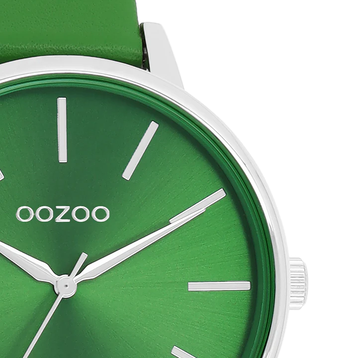 OOZOO C11297 42mm Timepieces Green Leather Strap