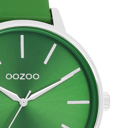 OOZOO C11297 42mm Timepieces Green Leather Strap