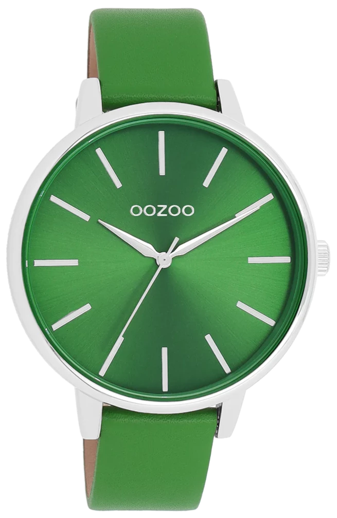 OOZOO C11297 42mm Timepieces Green Leather Strap