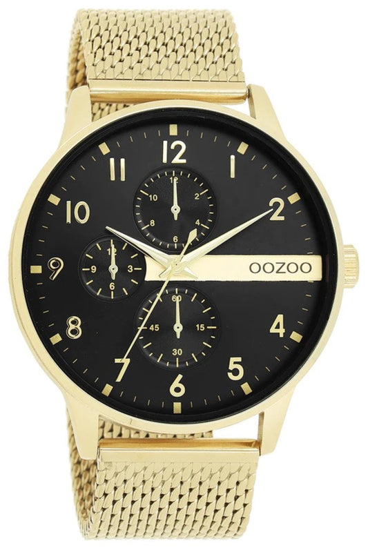 OOZOO C11302 45MM Timepieces Gold Metallic Bracelet