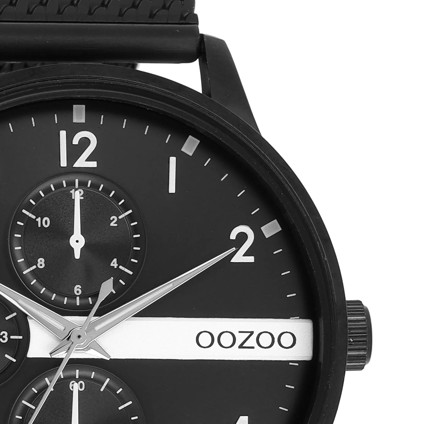 OOZOO C11304 45MM Timepieces Black Metallic Bracelet