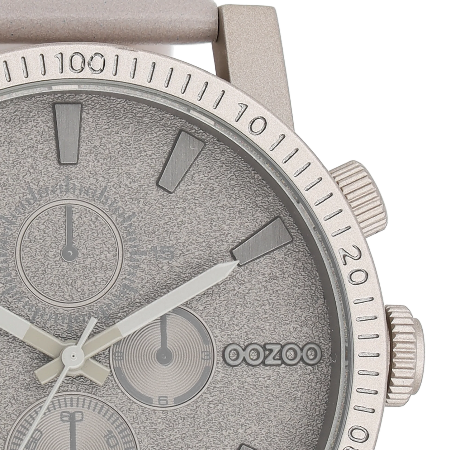 OOZOO C11311 48mm Timepieces Taupe Leather Strap