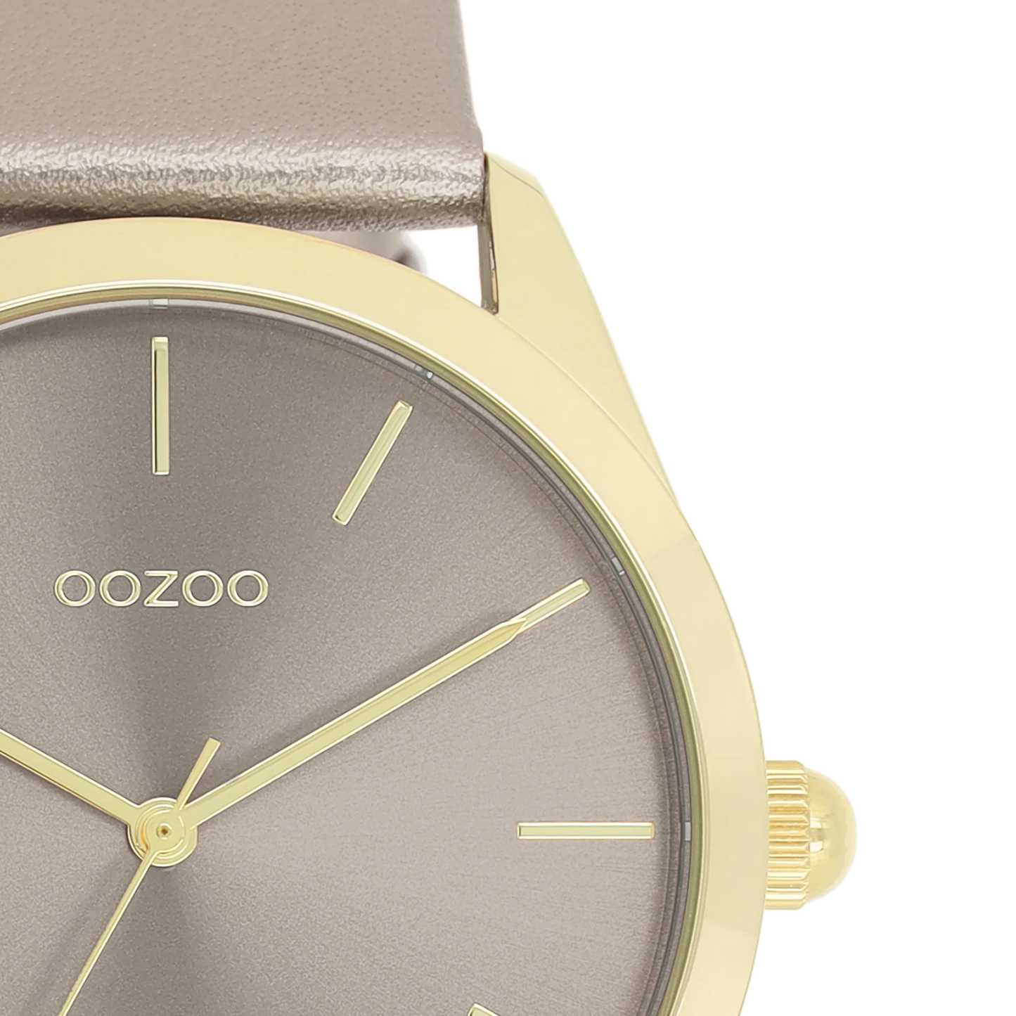 OOZOO C11333 40mm Timepieces Taupe Leather Strap
