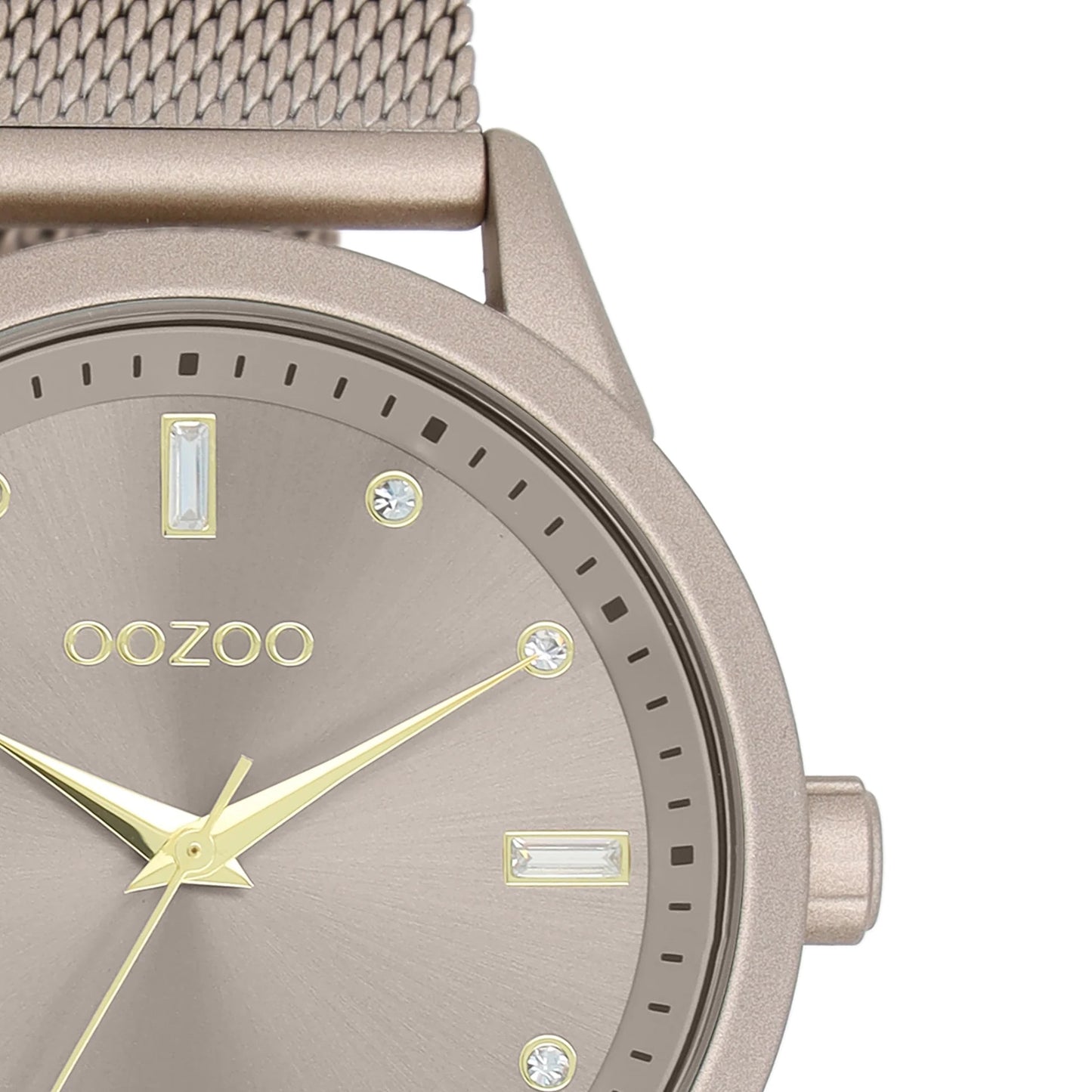 OOZOO C11358 40mm Timepieces Taupe Metal Bracelet