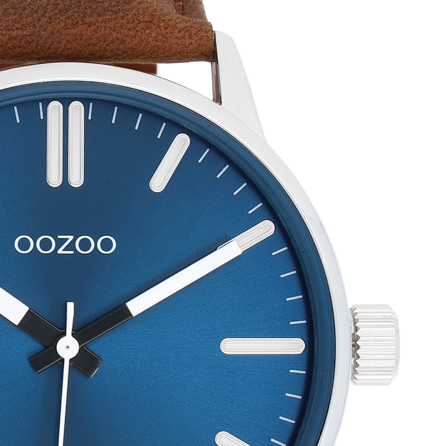 OOZOO C11400 45mm Timepieces Brown Leather Strap