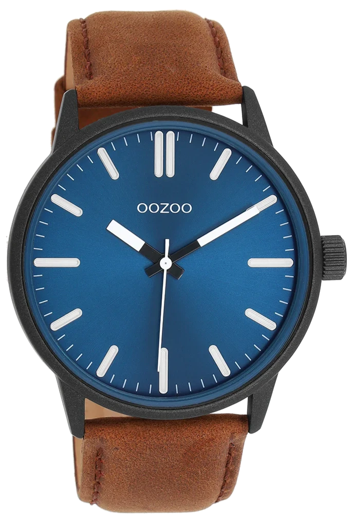 OOZOO C11401 45mm Timepieces Brown Leather Strap