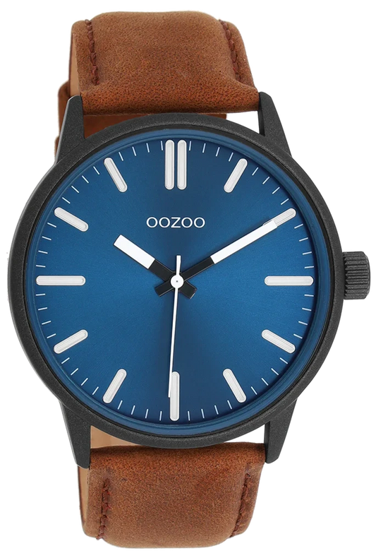 OOZOO C11401 45mm Timepieces Brown Leather Strap