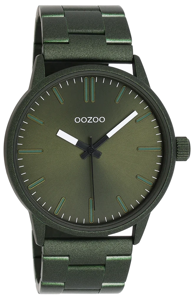 OOZOO C11402 45mm Timepiece Green Metallic Bracelet