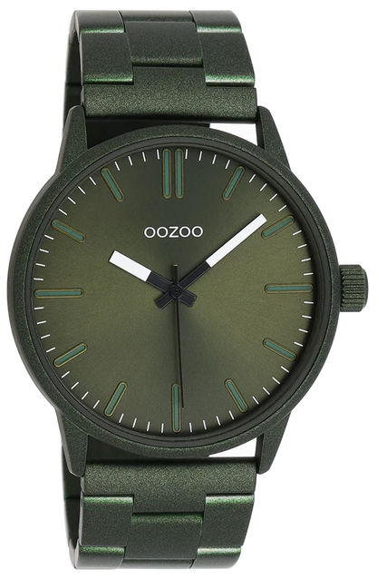 OOZOO C11402 45mm Timepiece Green Metallic Bracelet