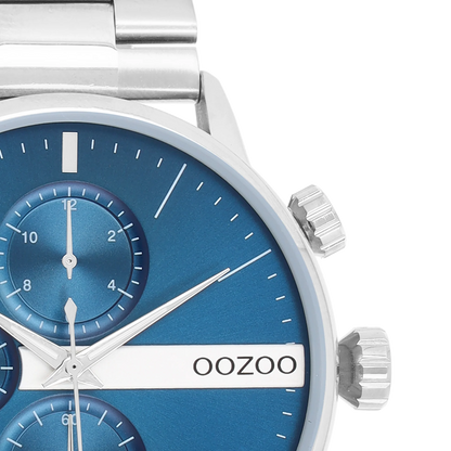 OOZOO C11410 45mm Timepieces Silver Metallic Bracelet