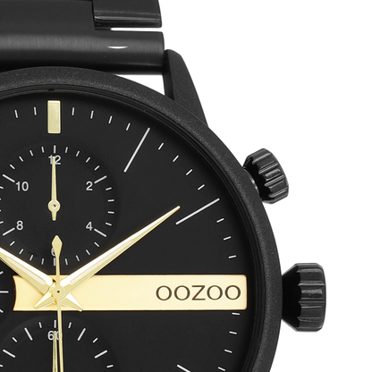 OOZOO C11412 45mm Timepieces Black Metallic Bracelet