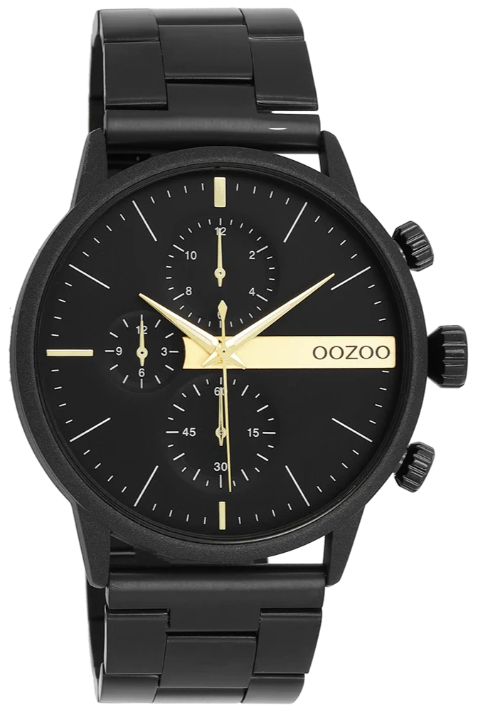 OOZOO C11412 45mm Timepieces Black Metallic Bracelet