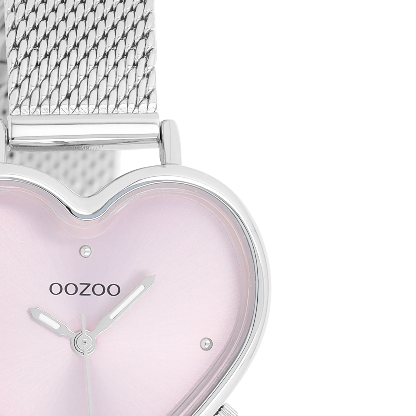 OOZOO C11414 29MM Heart Silver Metallic Bracelet