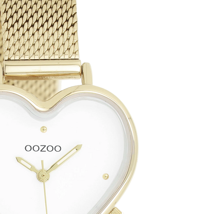 OOZOO C11415 29MM Heart Gold Metallic Bracelet