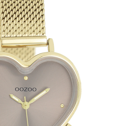 OOZOO C11416 29MM Heart Gold Metallic Bracelet