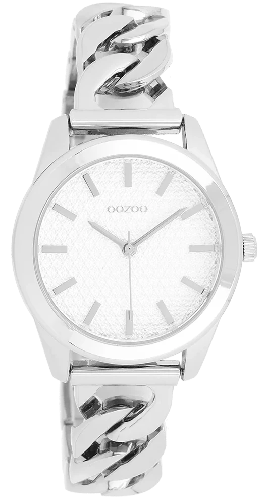 OOZOO C11418 32mm Timepieces Silver Metallic Bracelet