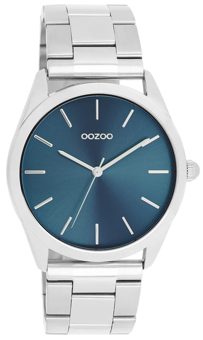 OOZOO C11428 40mm Timepieces Silver Metallic Bracelet