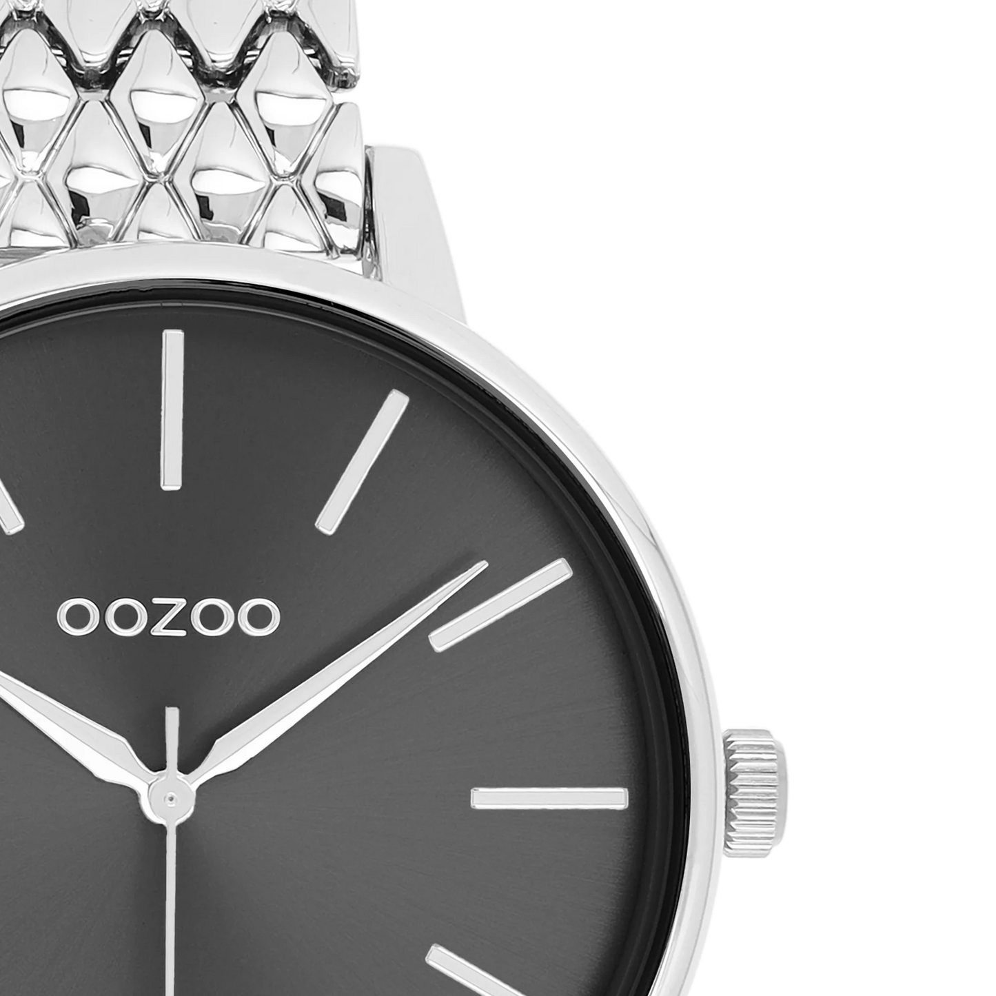 OOZOO C11434 42mm Timepieces Silver Metallic Bracelet