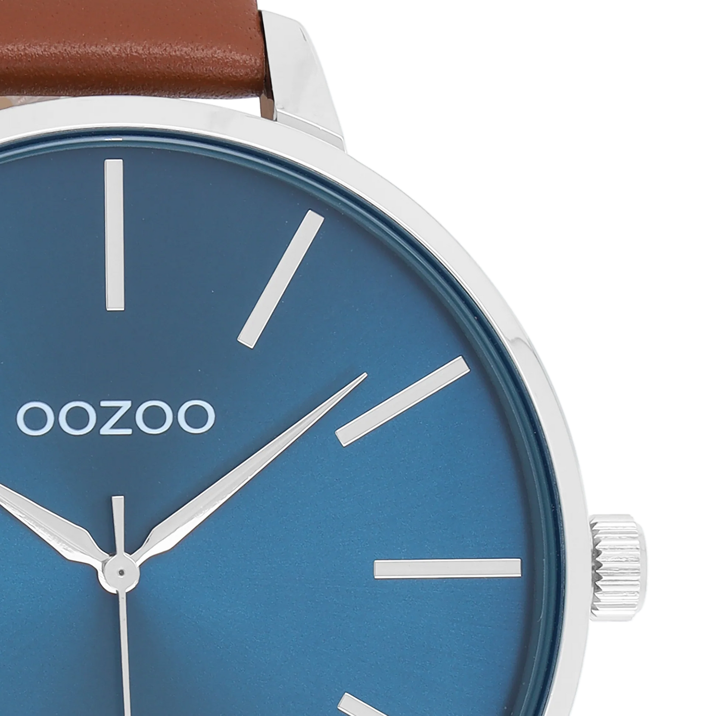 OOZOO C11439 48mm Timepieces Brown Leather Strap