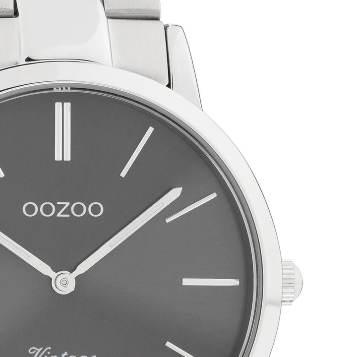 OOZOO C20021 42MM Vintage Silver Metallic Bracelet
